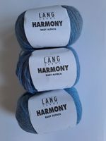 LangYarns Lang Harmony baby alpaca 3x 100g blau NEU