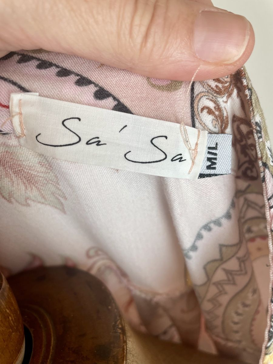 Camicette: Sa'Sa Hemd/Bluse mit Muster, Gr. M/L – Usato da Oberwil BL venduto da another-day-of-sun 2