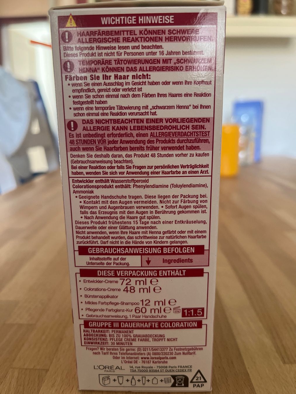 Tinte: Excellence Creme Haarfarbe hellblond – Nuovo e nell'imballaggio originale da Kollbrunn venduto da firebug 1