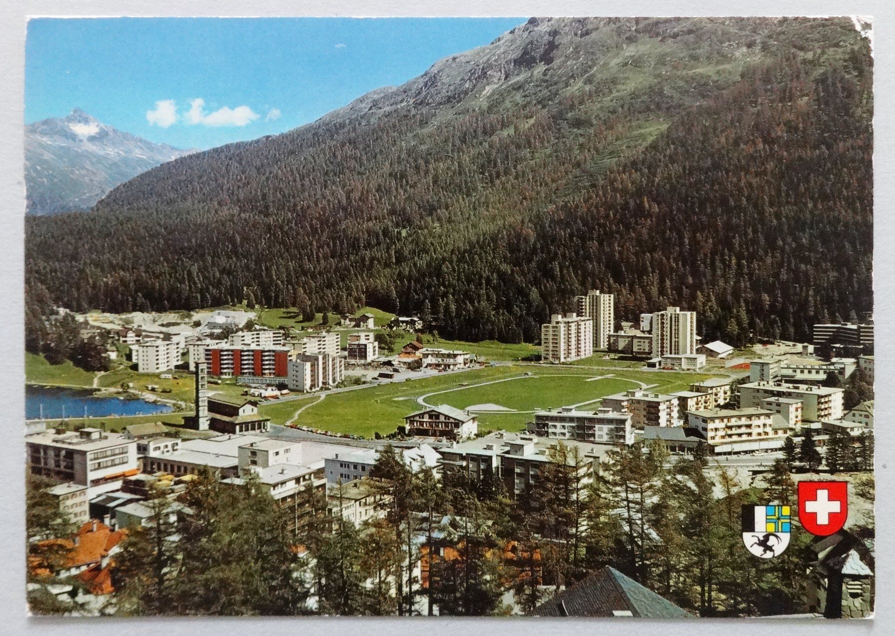 Ansichtskarten: St. Moritz-Bad 1772 m – Defekt aus Fétigny von Billy2miny