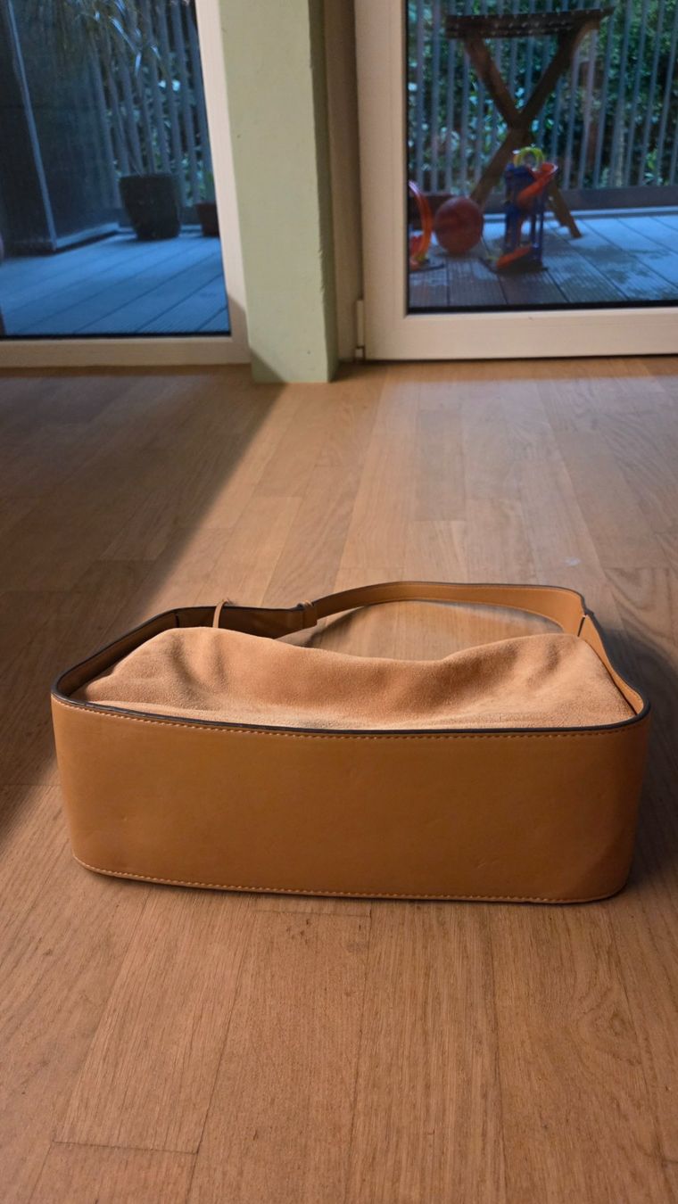 Mango Borse da donna: Echtleder Slouchy Bag – Cognac / Camel – Usato da Luzern venduto da sve_d2nz 3