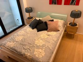 Bett inkl. Matratze 140 × 200 cm