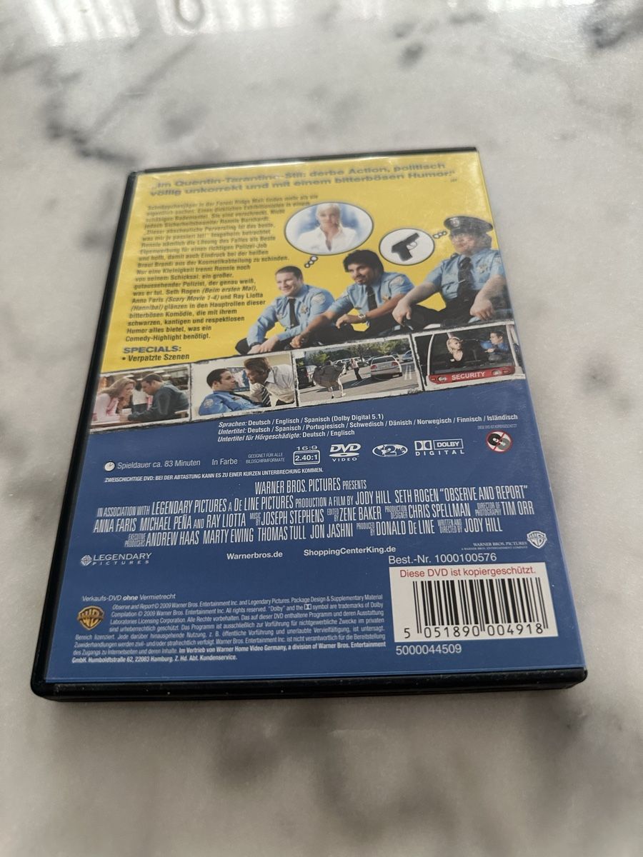 Tutti i DVDs: Shopping-Center King - Der Security Cop - DVD – Usato da Bülach venduto da Chati_ 1
