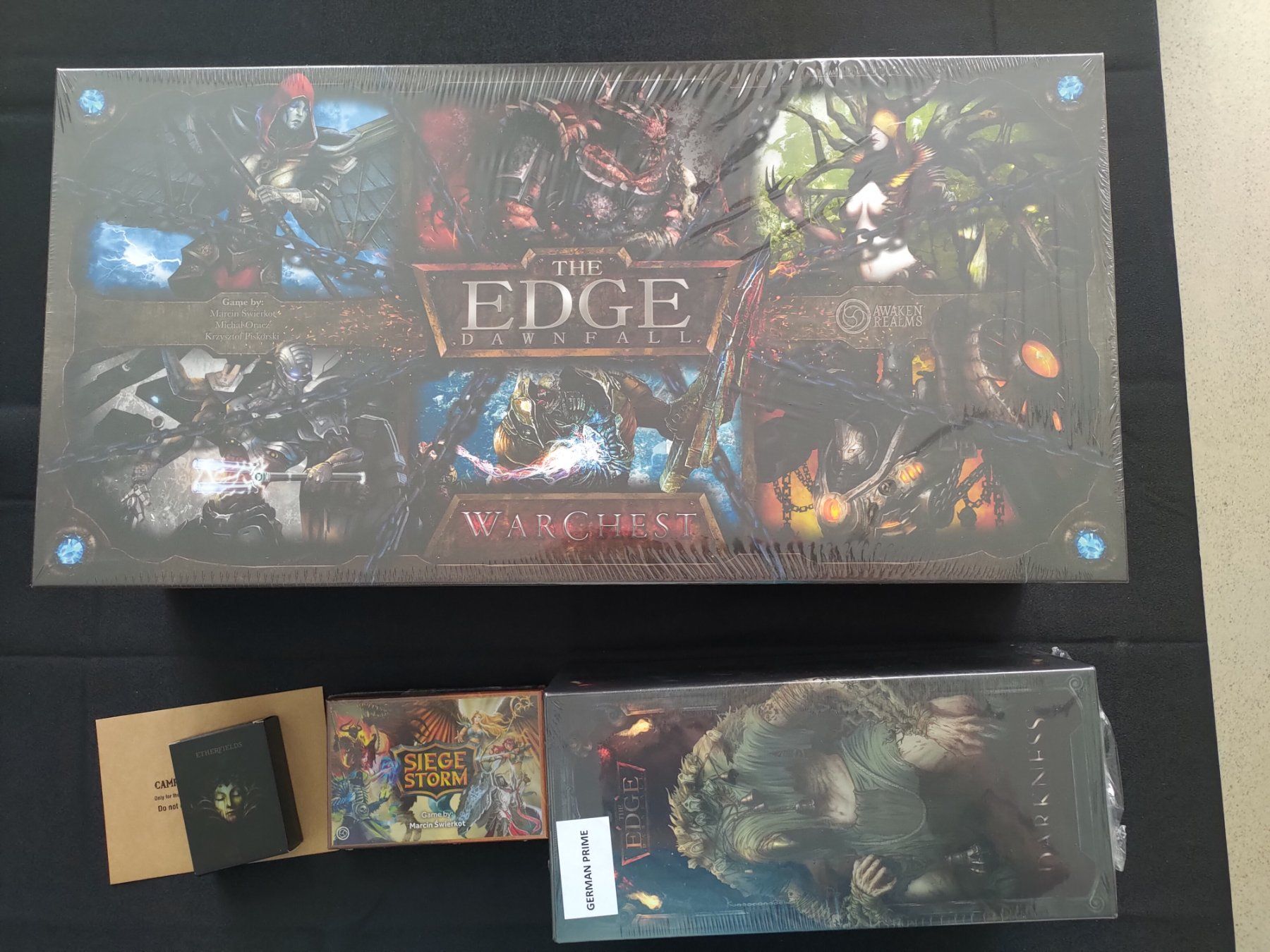 Spiele: The Edge: Dawnfall Kickstarter Edition – Neu und originalverpackt aus Winterthur von Tzen