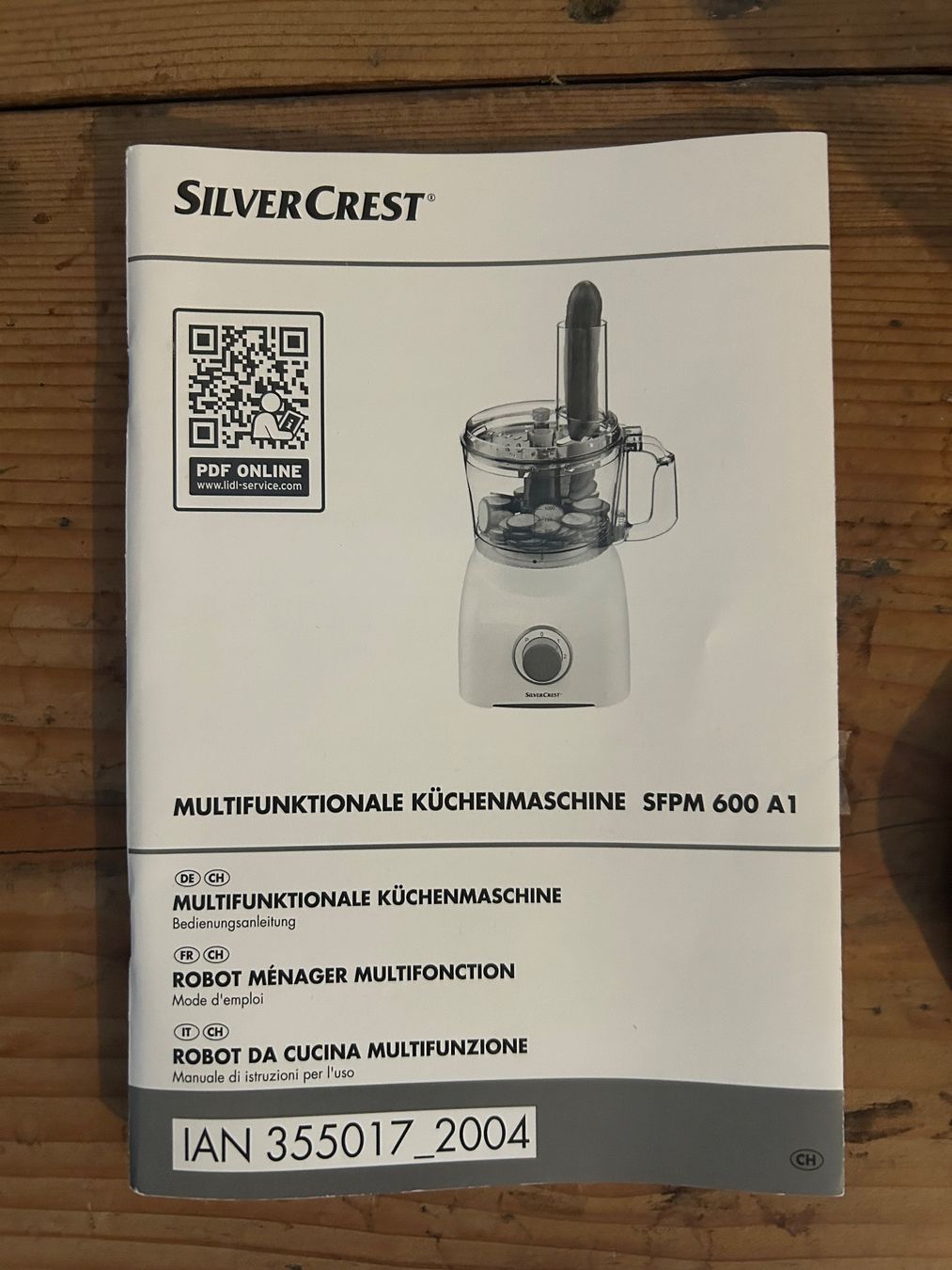 SilverCrest Küchengeräte: Silvercrest Multifunktions-Küchenmaschine SFPM 600 A1 NEU!!! – Neu (gemäss Beschreibung) aus Rorschacherberg von Svebe 7