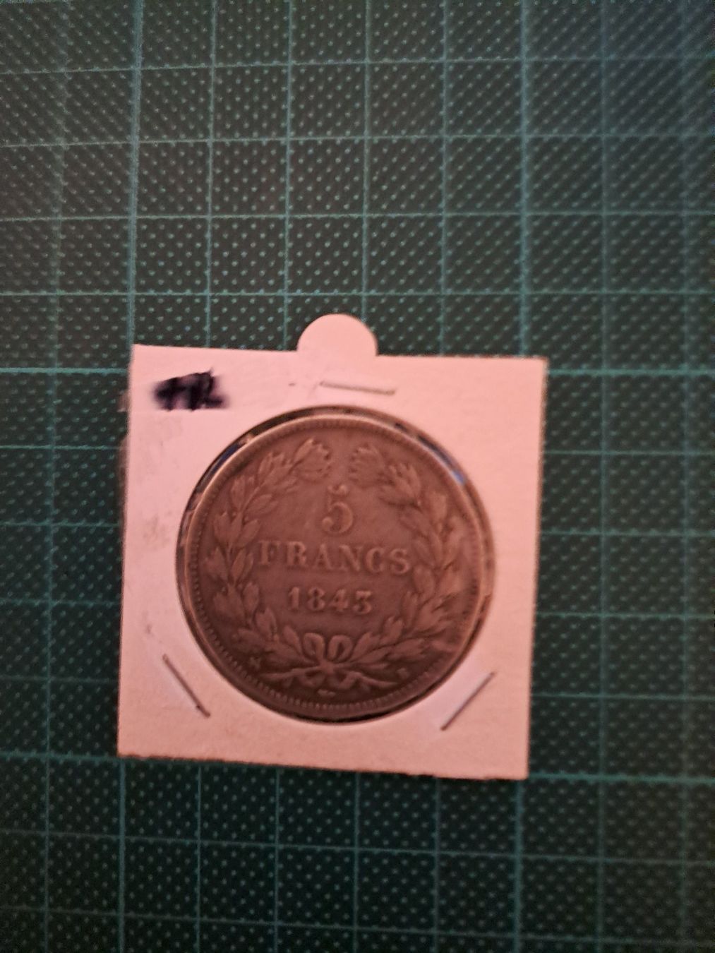 Tutti le monete: Franz. Münze  5 Fr. von 1845 – Usato da Schüpfen venduto da Renato610