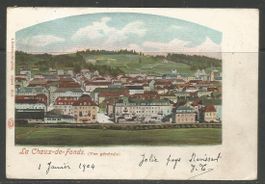 Carte P de 1904 ( La Chaux-de-Fonds / Vue générale )