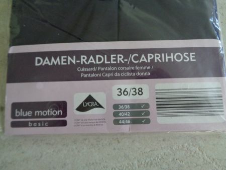 DAMEN - RADLER - CAPRIHOSE GR.36/38 *NEU*