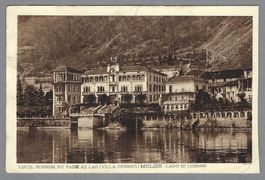 1928, MELIDE, HOTEL PENSION DU PARC AU LAC (VILLA FOSSATI)
