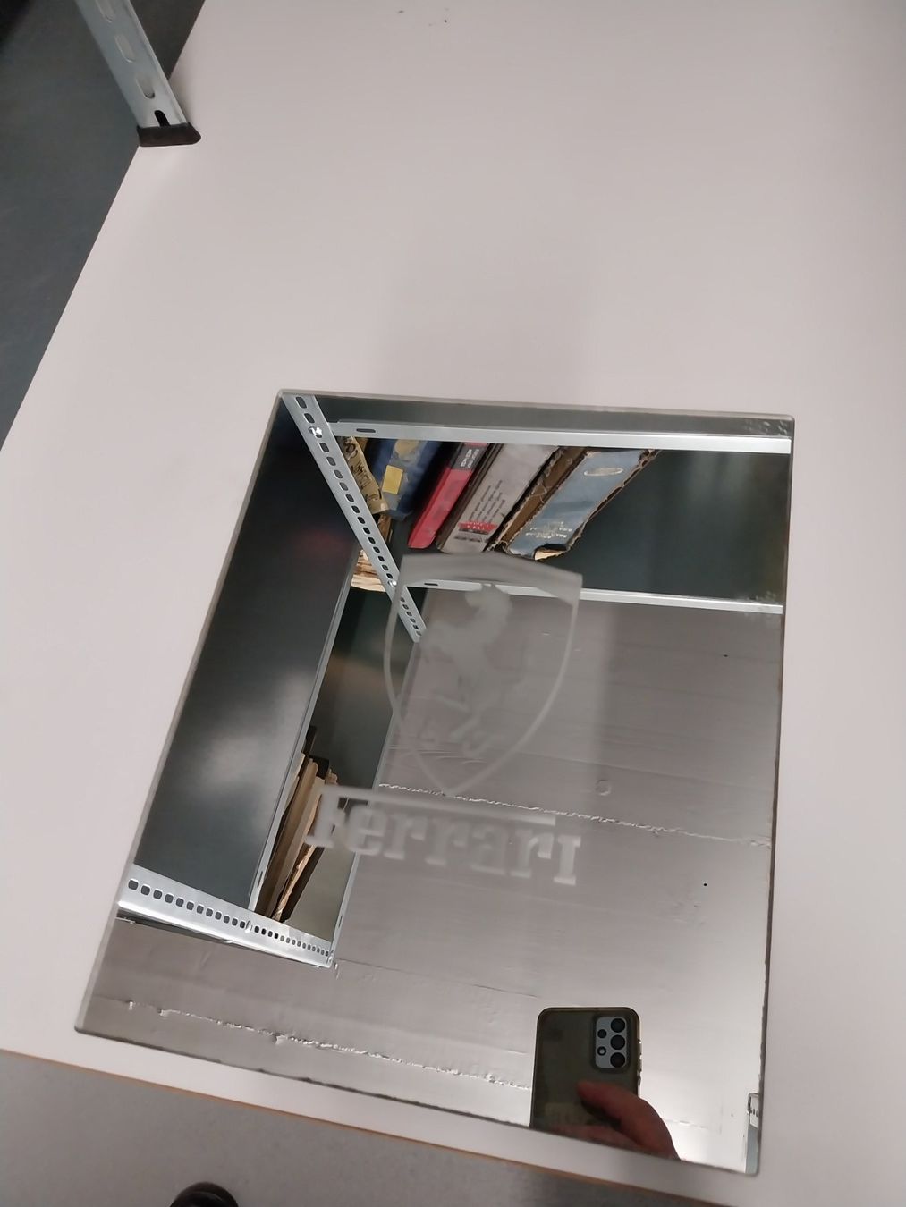 Specchi: Ferrari Spiegelglas (Logo eingeäzt) – Usato da Weingarten-Kalth venduto da Bettelbruenneli 2