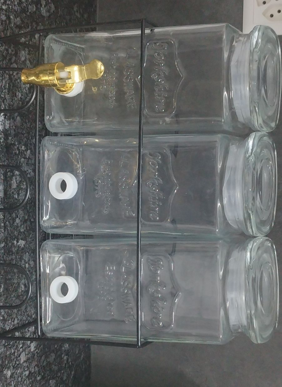 Recipients et similaires: Glas-Gewürzregal mit 3 Behältern – Neuf (Voir description) à Geroldswil par TopFindsSwiss