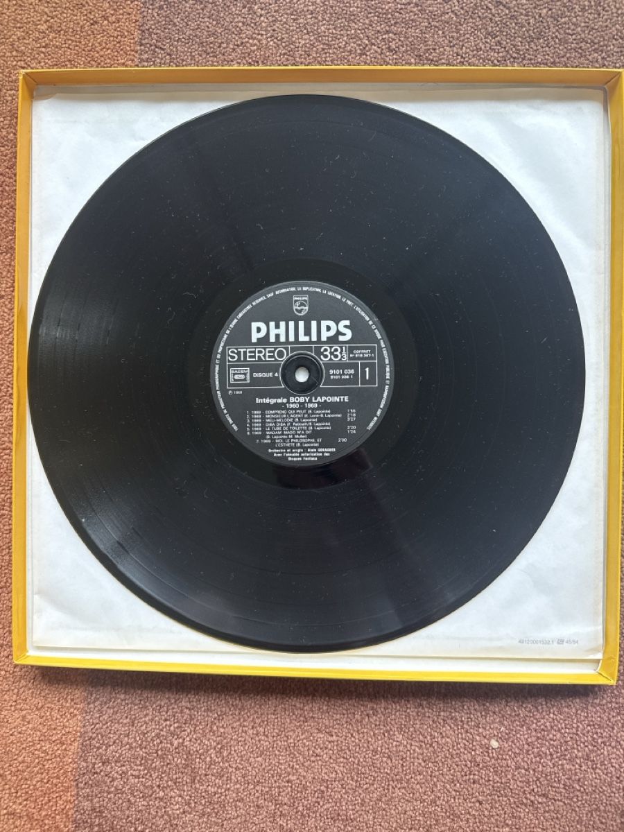 Vinyles: Bob y Lainporte Intégrale vinyle 4 disques Philips 1983 – D'occasion à Givisiez par My_favorite_shop 1