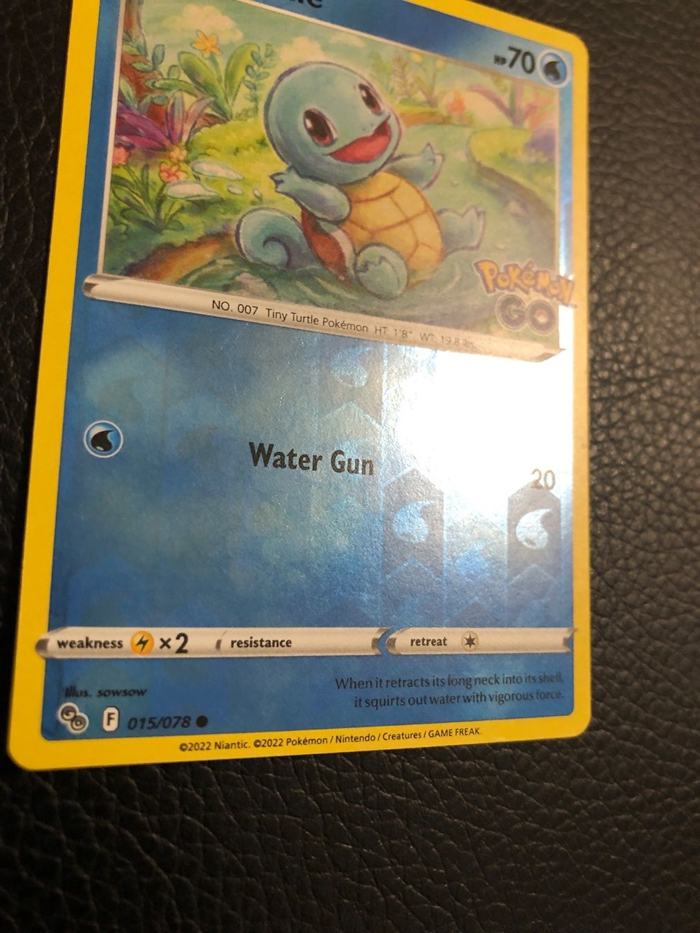 Pokémon Carte collezionabili: Pokemon GO Squirtle reverse 15/78 Ab 1 – Usato da Paradiso venduto da Pkmn10 1