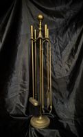 Fireplace Tool Set Brass Vintage