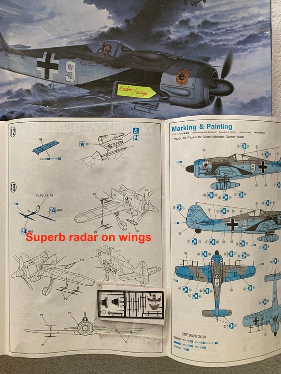 Dragon Focke Wulf Fw190a 8 R11 Nachtjäger Radars Sur Ailes Kaufen