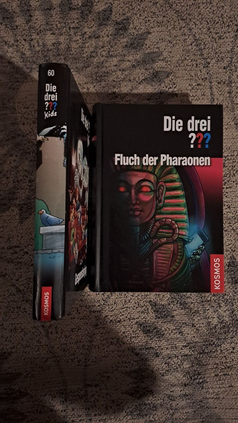Libri: Die drei ???, Gespensterjagd & Fluch der Pharaonen – Usato da Zürich venduto da mili021 3