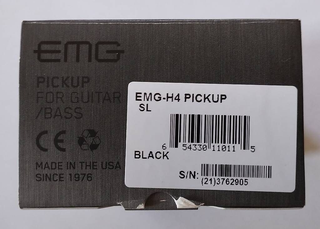 Strumenti musicali: EMG H4 BK Passive Pickup - Excellent Condition – Nuovo e nell'imballaggio originale da Lausanne venduto da ale_6c5g 1