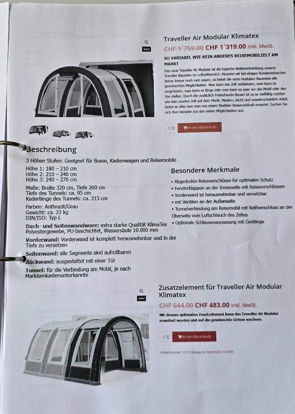 Tentes: Zelt – D'occasion à Embrach par Yg66 1