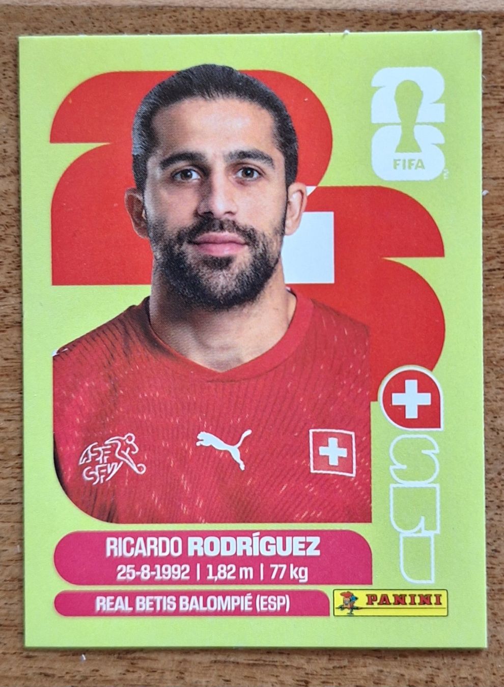 Panini Carte collezionabili: Panini Ricardo Rodriguez SUI 5 – Nuovo (secondo la descrizione) da Romanens venduto da Crocette