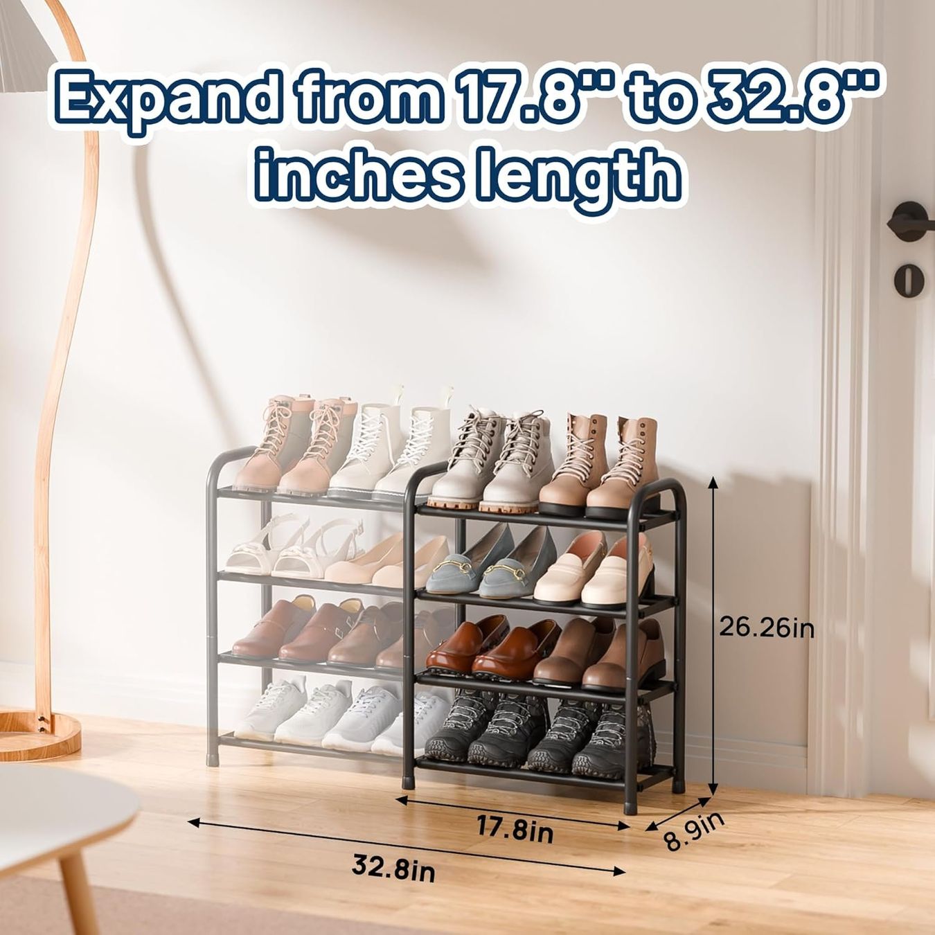 Guardaroba: Erweiterbares Schuhregal 45 bis 83 cm – Nuovo e nell'imballaggio originale da Nuglar venduto da SaleRitter 2