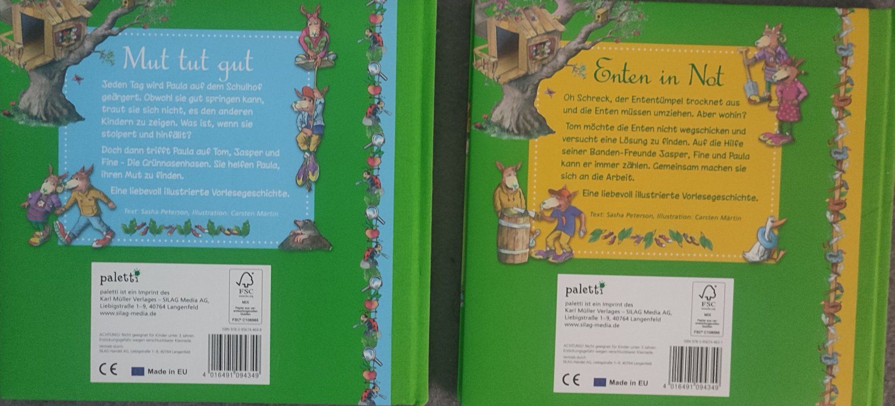 Libri: 2 Bücher "Die Grünnasenhasen" – Usato da Arbon venduto da rstein2000 1