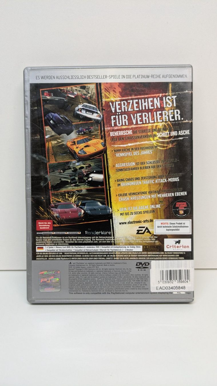 Giochi: Burnout Sammlung für PlayStation 2 – Usato da Menziken venduto da mame18 6