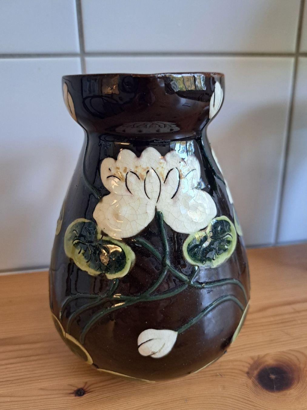 Karaffen: pichet 🌸 barbotine 🌿 – Gebraucht aus Meinier von Kmideverlaine 1