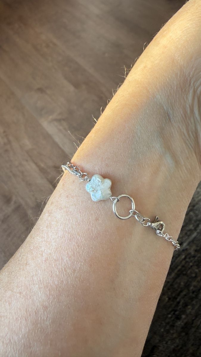 Bracciali & Braccialetti: Feines Silber-Armband mit Perle, neu ! – Nuovo e nell'imballaggio originale da Ebikon venduto da Leonidas2