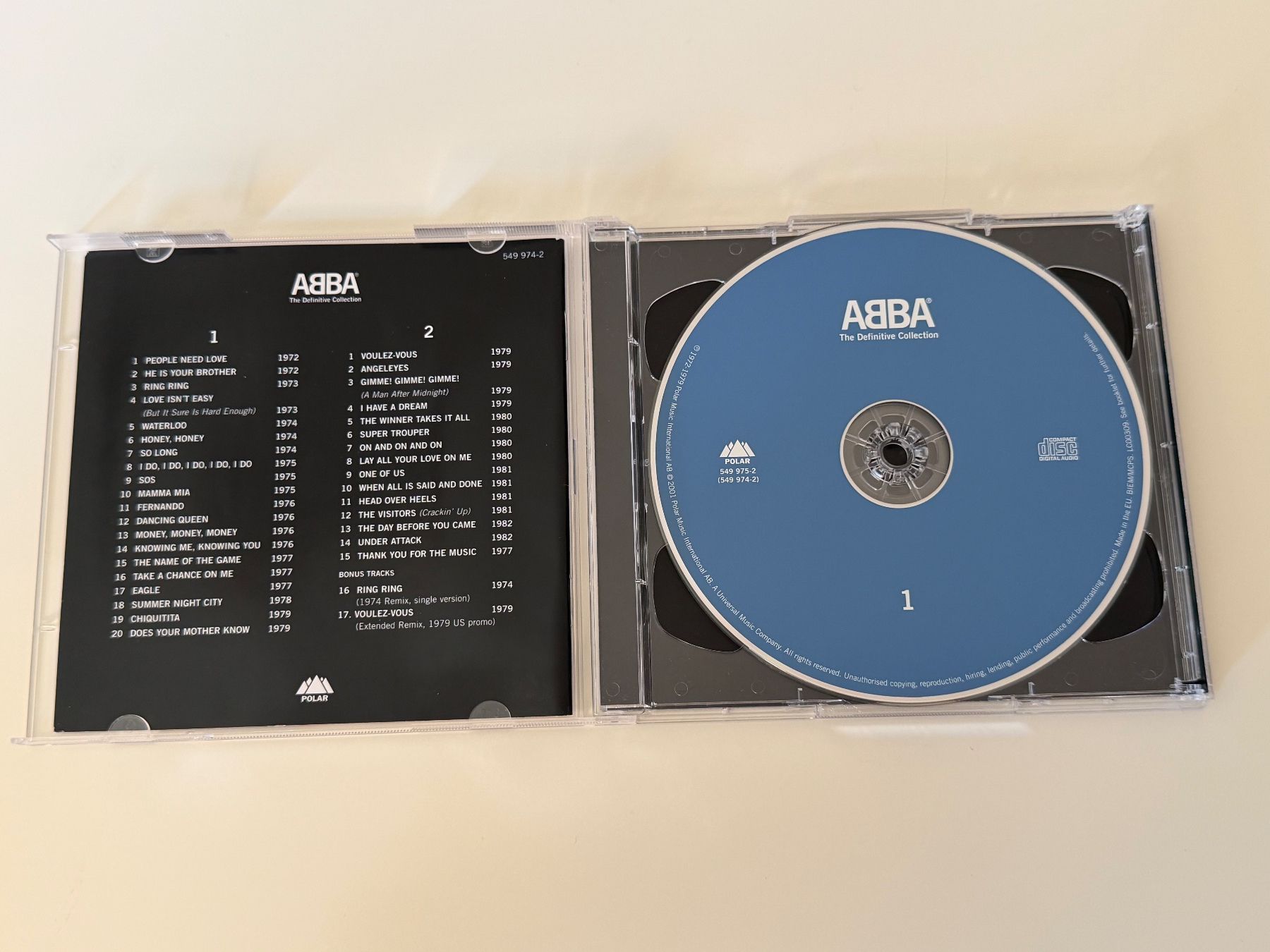 CDs: ABBA The Definitive Collection CD Album – D'occasion à Altstätten SG par sheamus 2