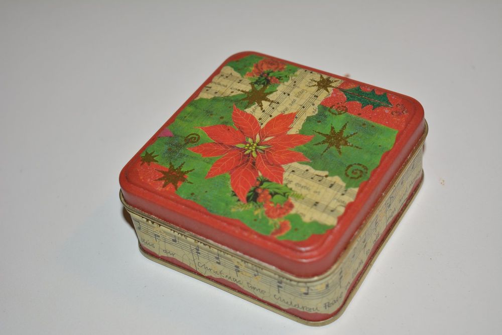 Metalldose Aufbewahrungsbox - Geldkassette & Schmuckbox 17x9x1.5cm