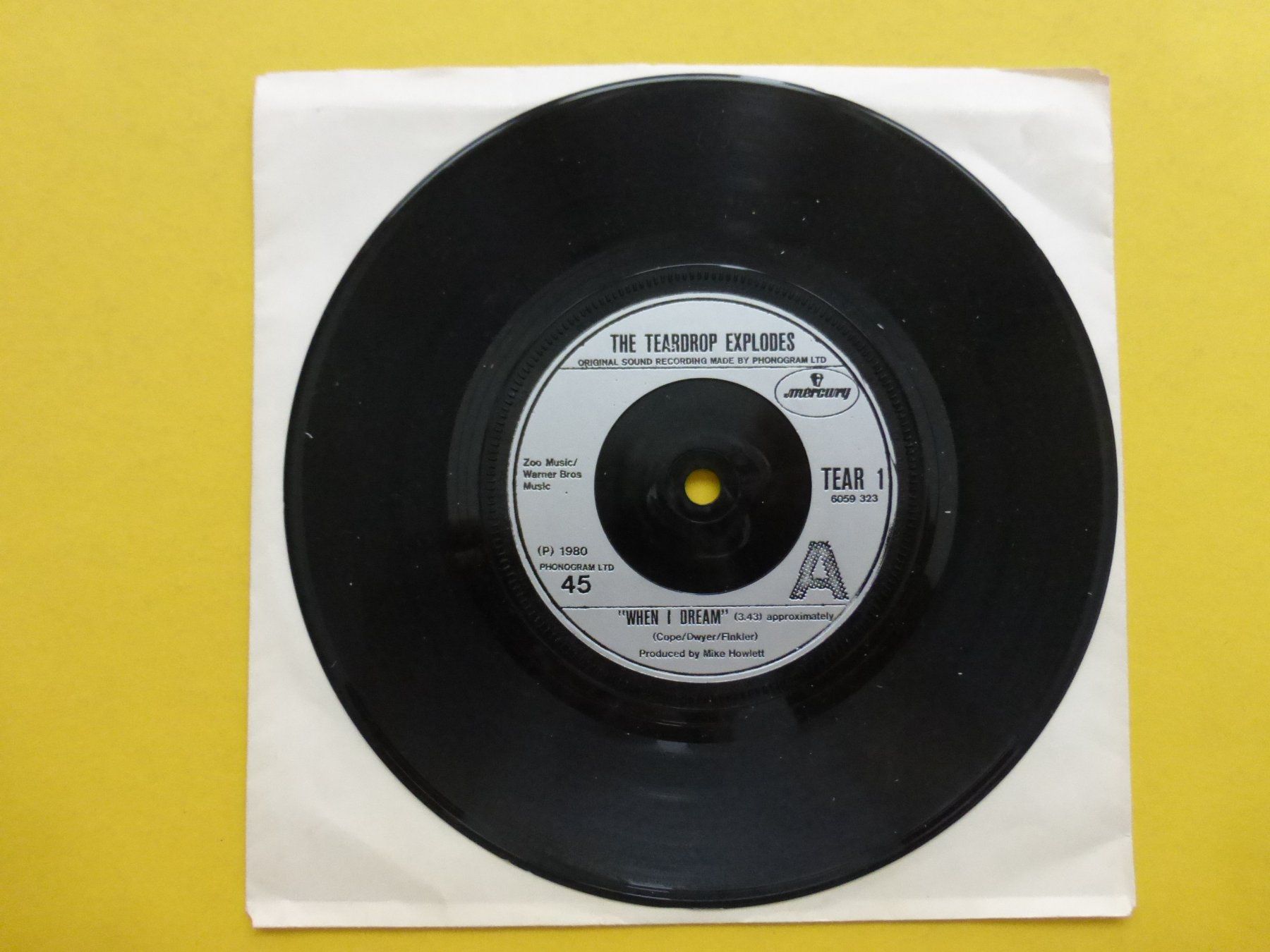 Vinyles: The Teardrop Explodes – When I Dream – D'occasion à Zürich par Swiss57