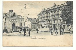 ZÜRICH Paradeplatz, Tram