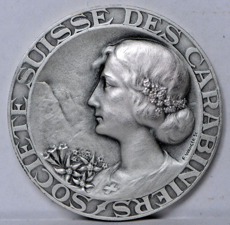 Médaille En Argent Société Des Statistiques De Marseille - Originale - Vintage