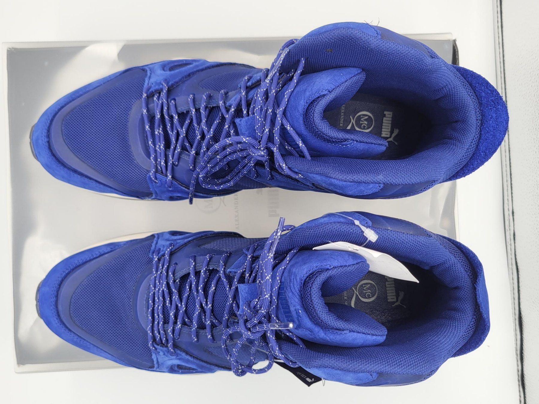Puma Scarpe da uomo: Puma Alexander McQueen Runner Mid, blau, 45 – Nuovo e nell'imballaggio originale da Zürich venduto da Chris221122 6