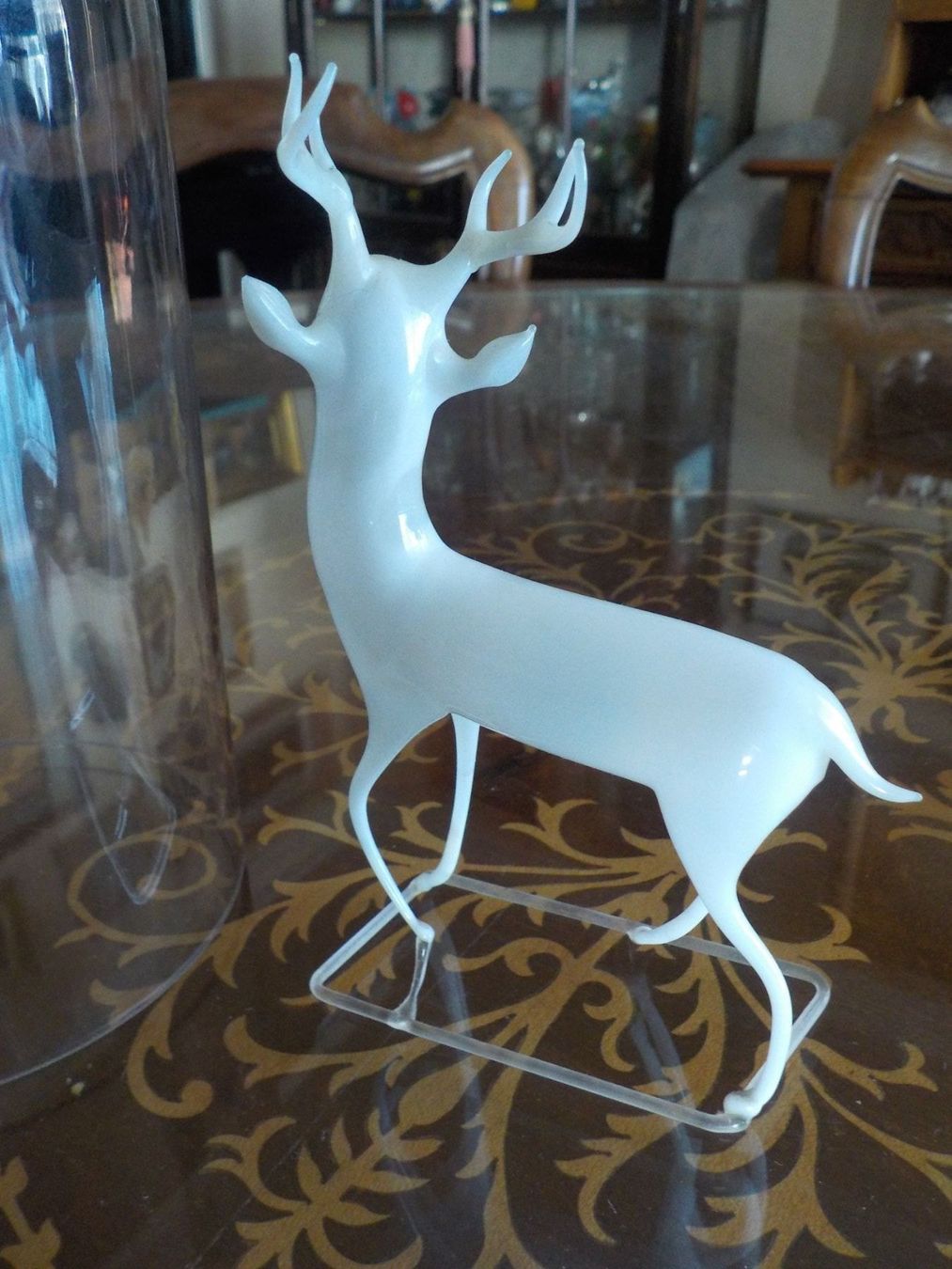 Statuette: Glastier Hirsch Lauscha antik – Usato da Mörschwil venduto da antiksalon21 4