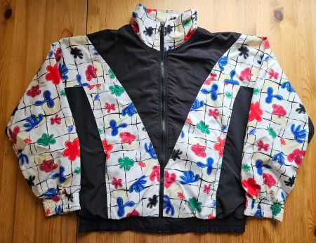 Jacke Prince Sportswear Grösse M vintage retro pattern