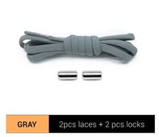 Elastische Schnürsenkel grau