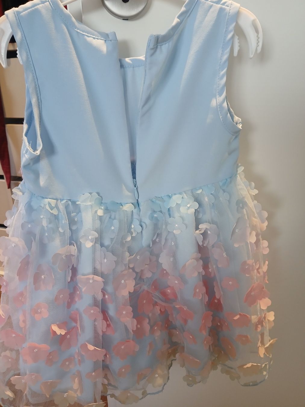 Kleider & Röcke: Mädchen Kleid hellblau mit Blumen Grösse 90 neu – Neu und originalverpackt aus Widnau von Anja_k7fg 2