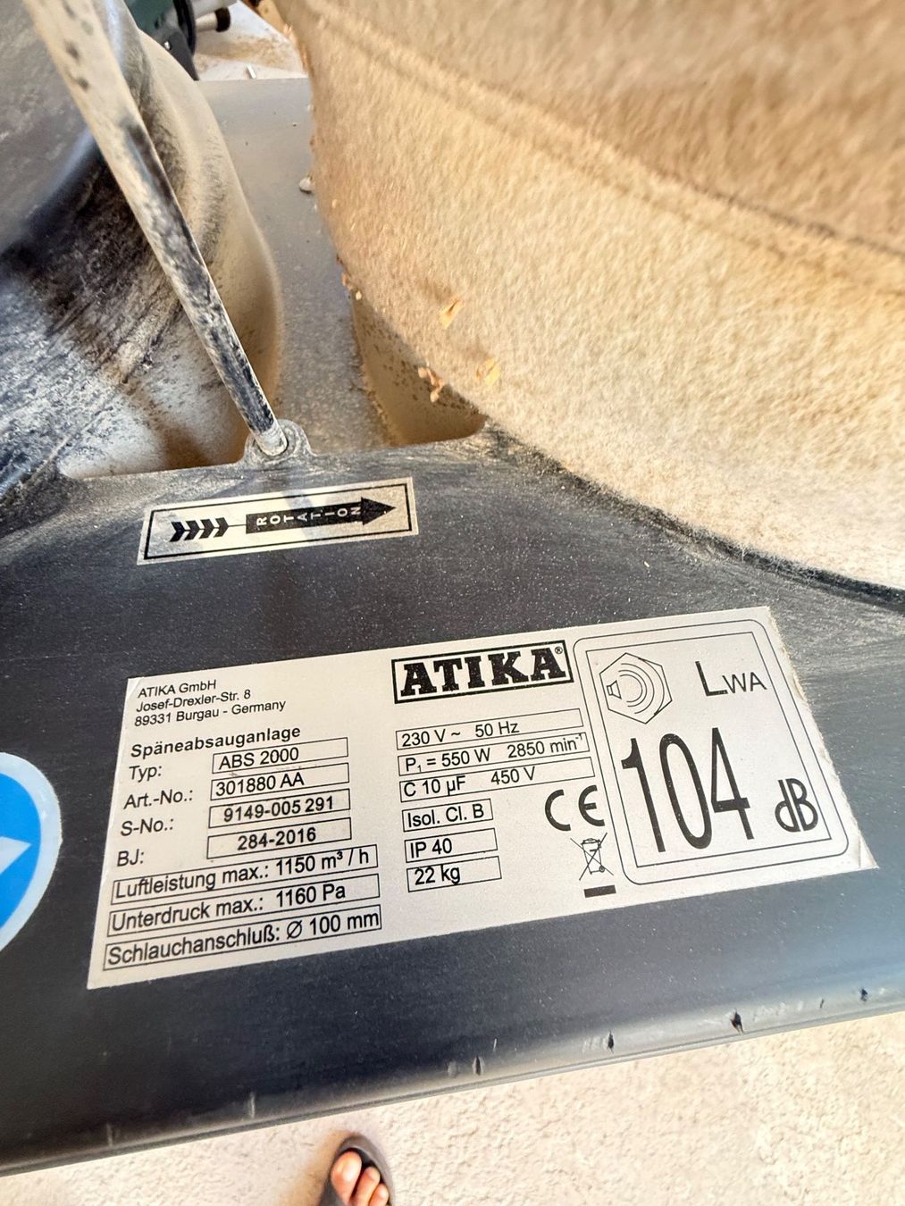 Staubsauger & Zubehör: Atika Absauganlage ABS 2000 – Gebraucht aus Ettiswil von Drivecafe 3