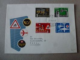 FDC 1956 ++ ZNr. 324-327