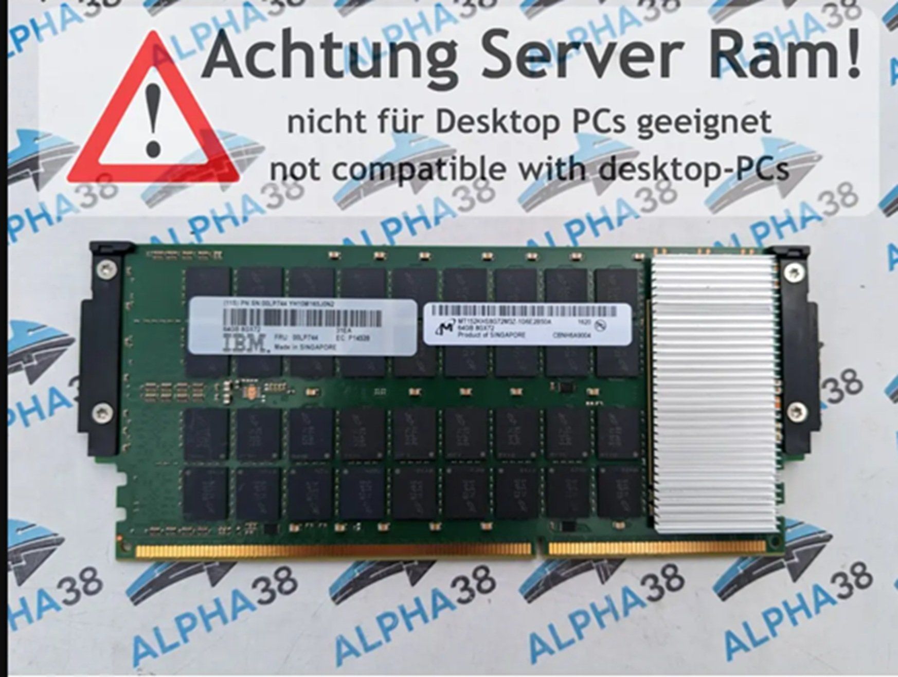 Mémoires / RAM: Micron Server Ram 256GB – D'occasion à Horn par kratos2222 4