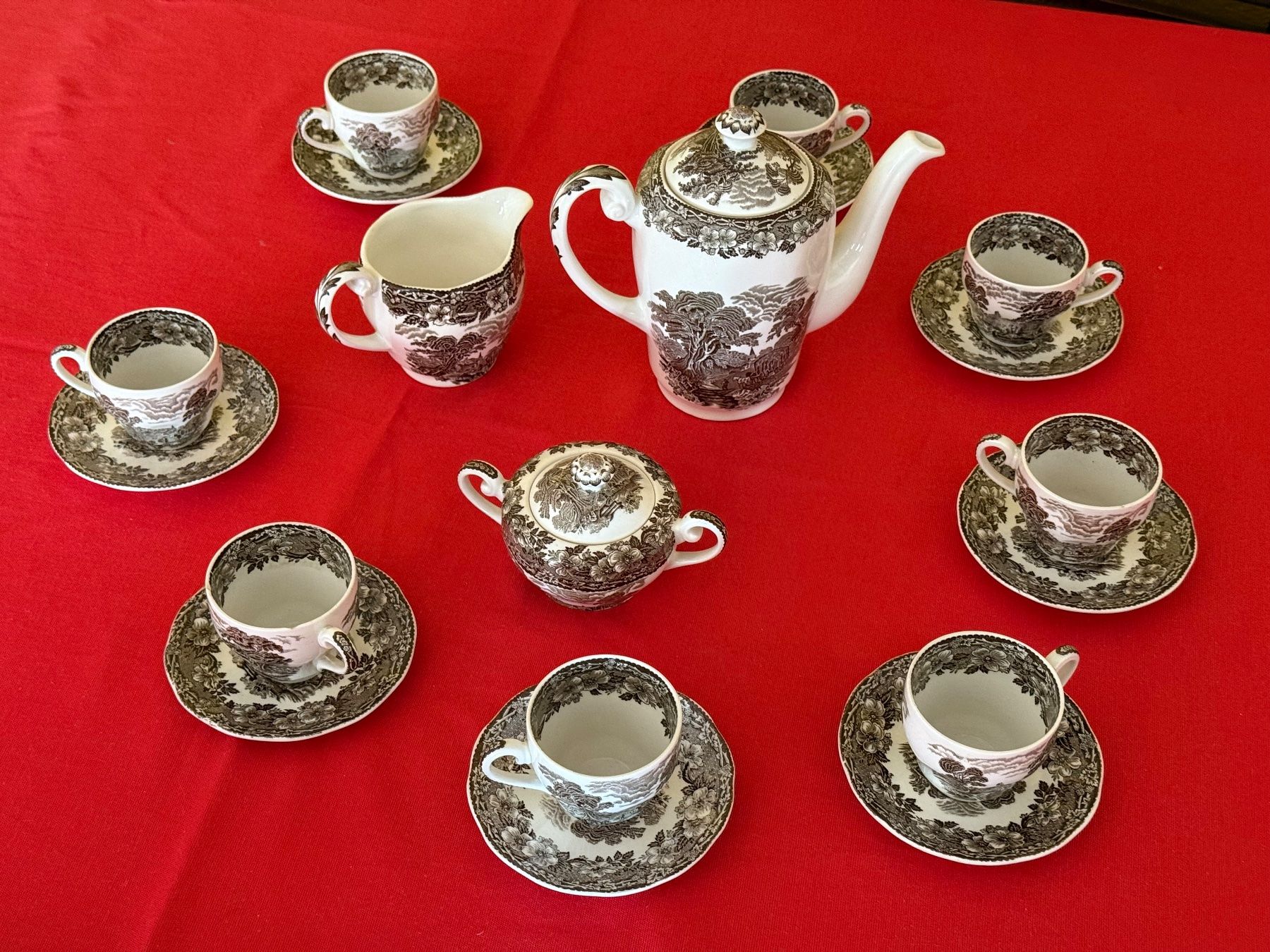 Set di piatti: Original Englisches Kaffeeservice – Usato da Oberwil BL venduto da RAL2002 1