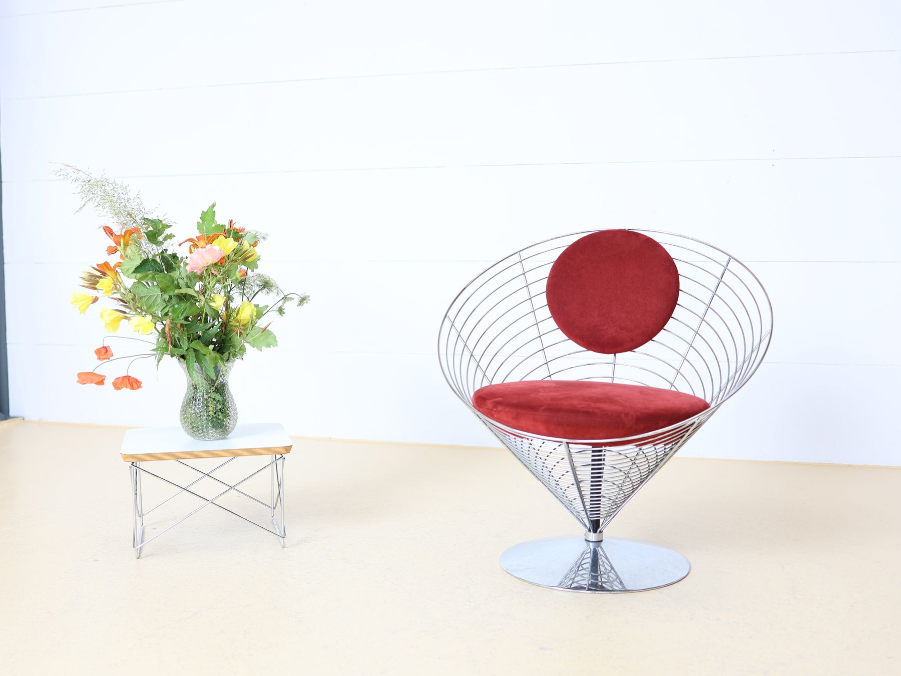 Vitra Sedie: Verner Panton Wire Cone Chair | Rot – Usato da Meinisberg venduto da atelier_TILIJA 6