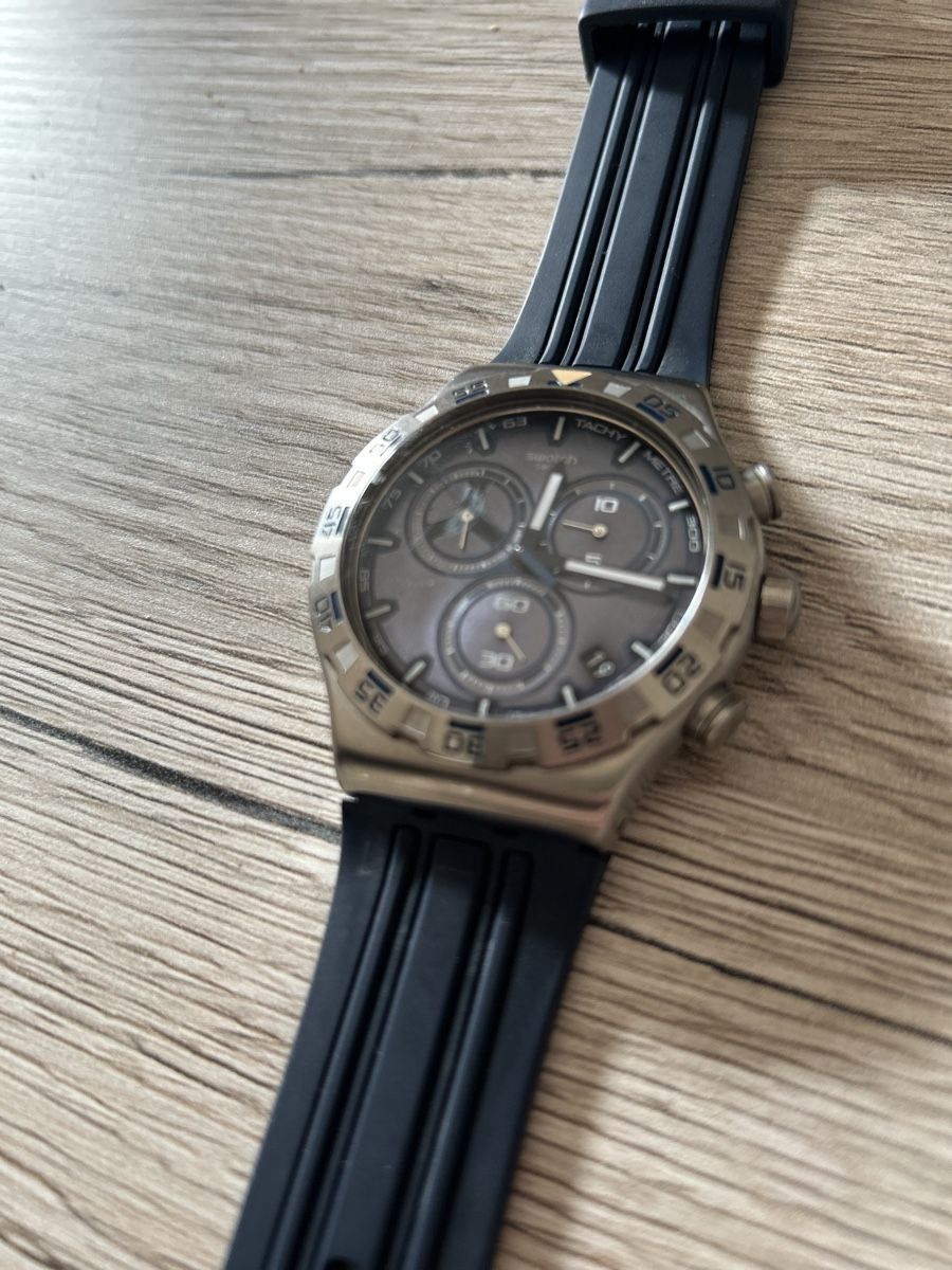 Swatch Orologi: Swatch Teckno Blue Watch – Usato da St Gallen venduto da kon_2nnp