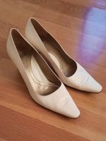 Charles Jourdan Paris Pumps, Elfenbein, Grösse 38, Top!