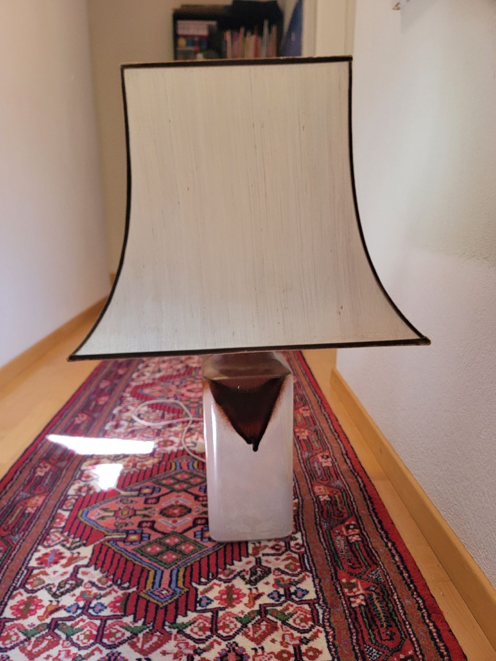 Lampade: Vintage Ceramic Table Lamp 75 cm with Fabric Shade – Usato da Zürich venduto da gil_69qz 2