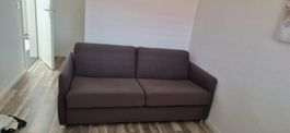Livique Schlafsofa braun ausklappbar in gutem Zustand, 140cm