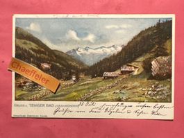 1903 Gruss vom TEINIGER BAD ( Graubünden )