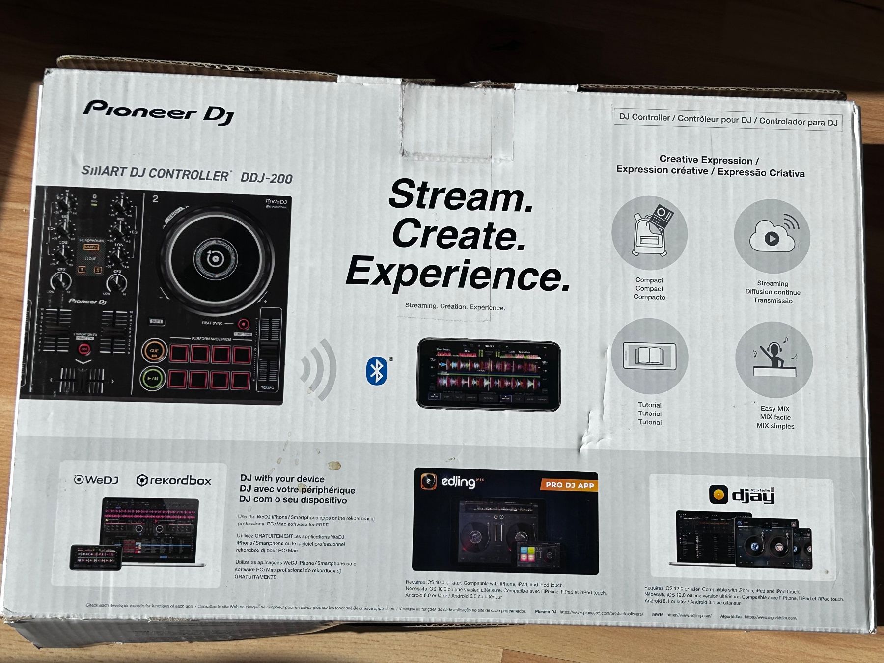 Pioneer Lettore multimediale & Streamer: DJ Pult Pioneer smart DJ Controller DDJ-200 – Nuovo (secondo la descrizione) da Hausen AG venduto da dege02 6