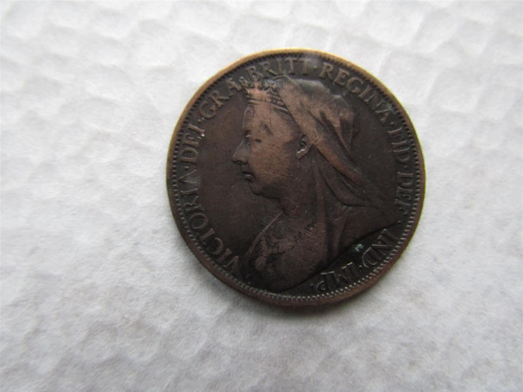 Alle Münzen: One Penny 1900                                       (Nr.13) – Gebraucht aus Herzogenbuchsee von Winigo 1